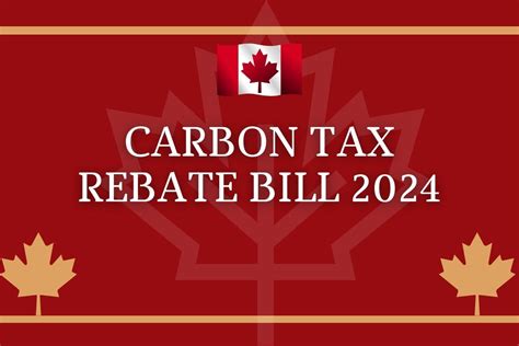 carbon tax rebate january 2024